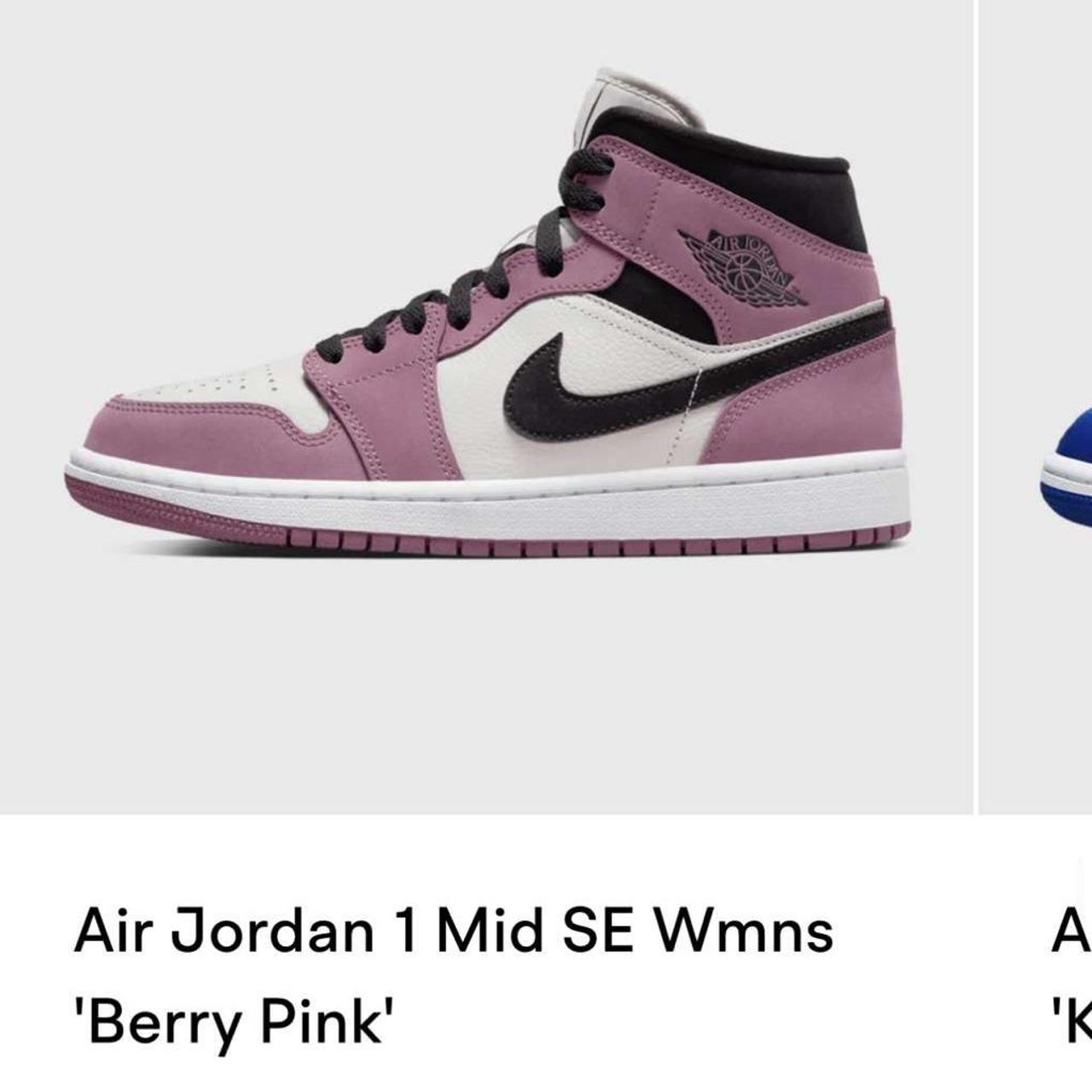 Air Jordans Mis in Berry Pink, bought for £180,... Depop