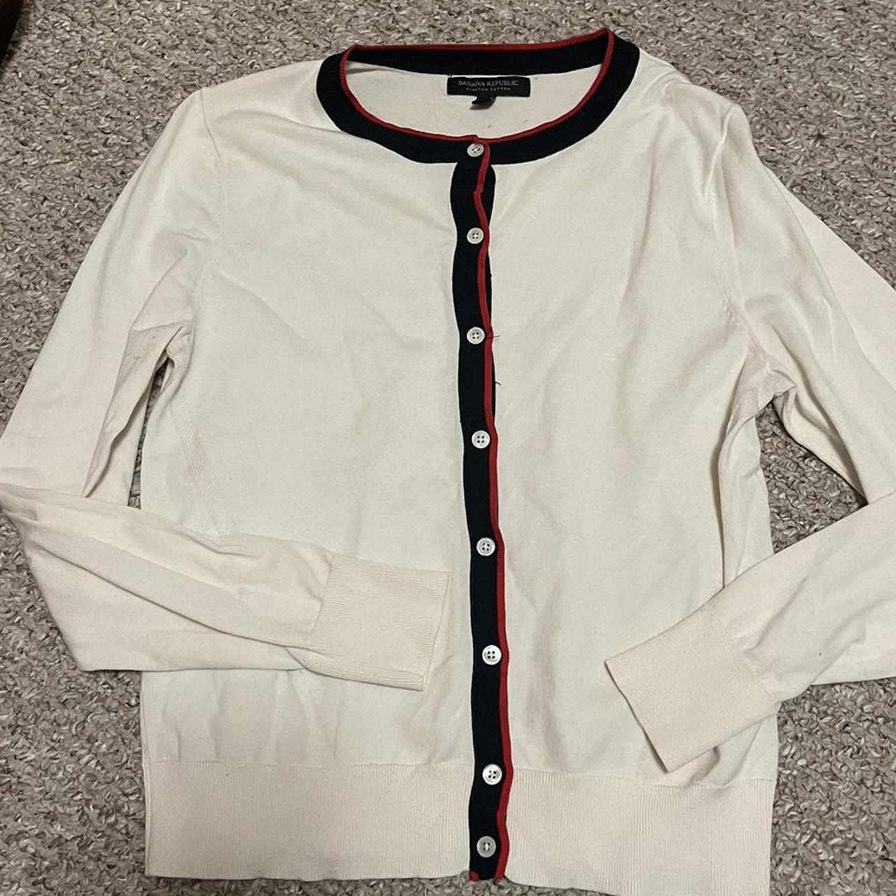 Banana republic clearance white cardigan