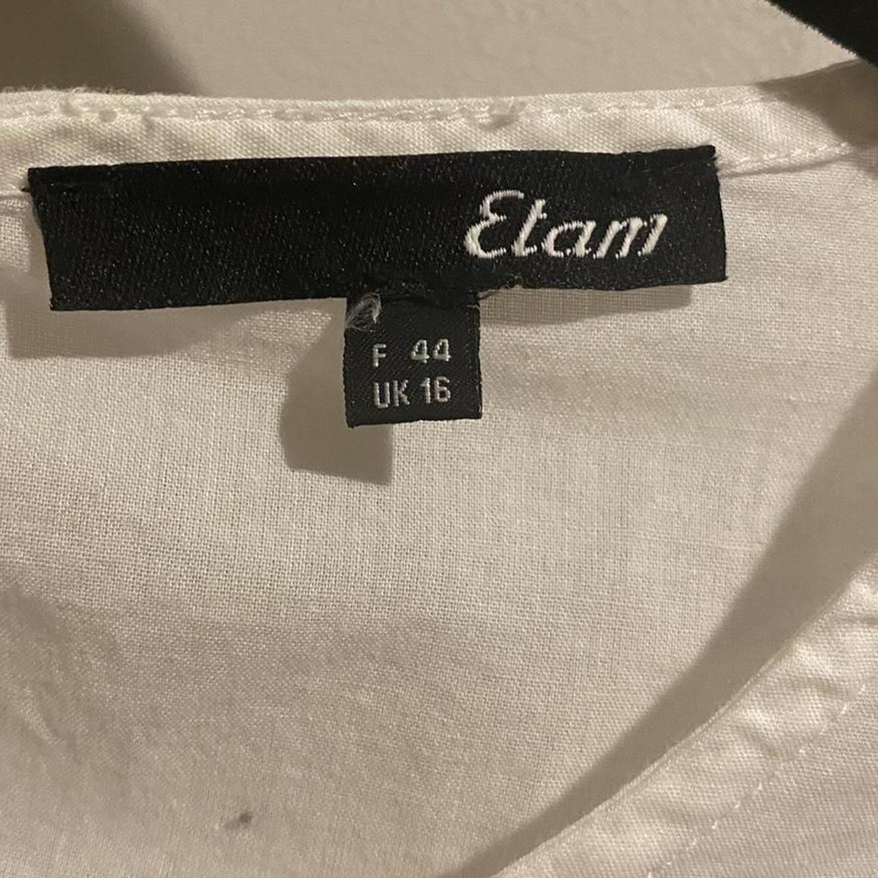 Etam Women's White Blouse | Depop