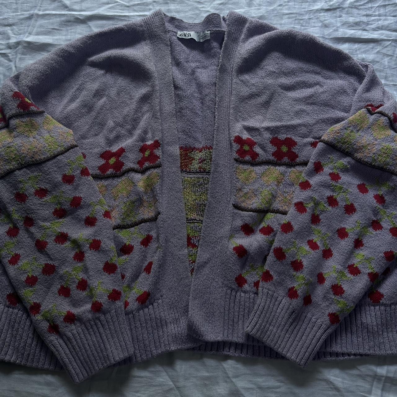 Zara Women's multi Cardigan | Depop