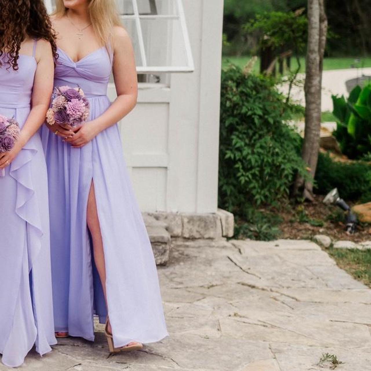 Azazie bridesmaid dress Size 8 Color lilac | Depop
