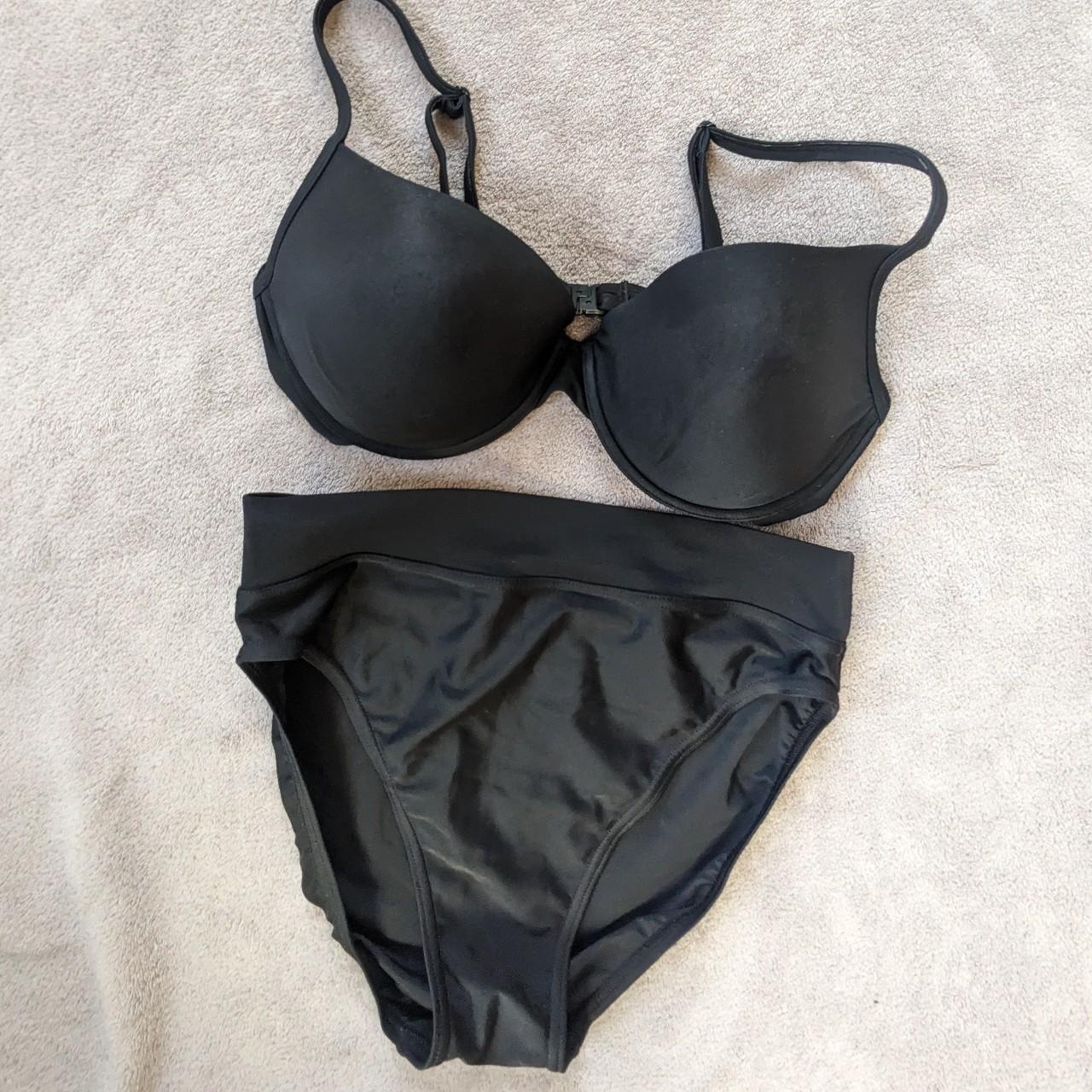 Debenhams black bikini set with two different bra... - Depop