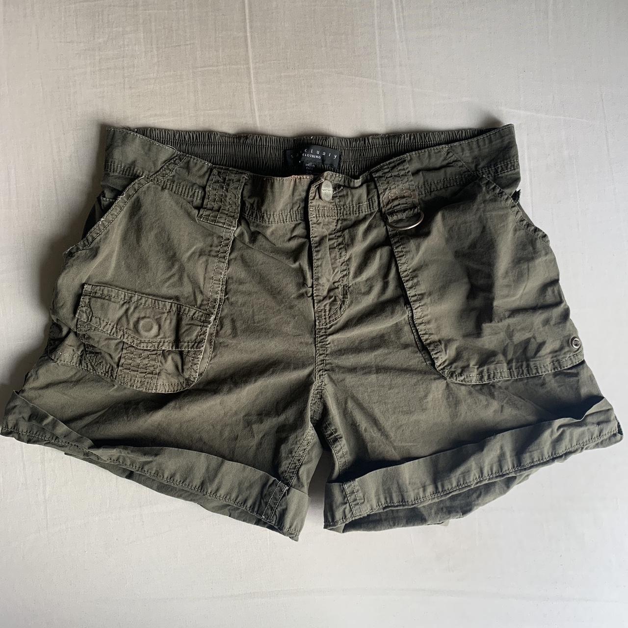 Sanctuary Women's Khaki Shorts | Depop