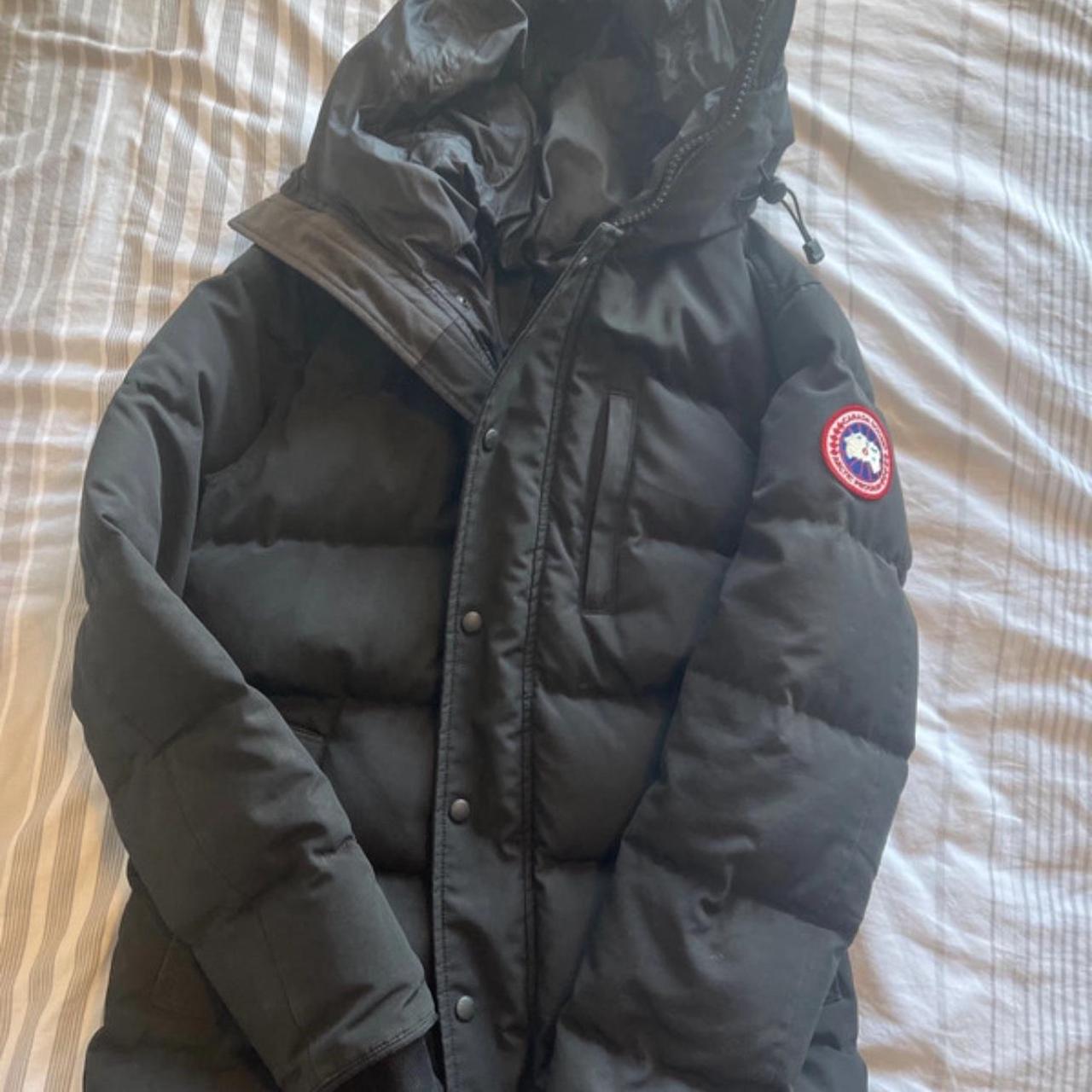 Abercrombie goose down parka in black high quality - men