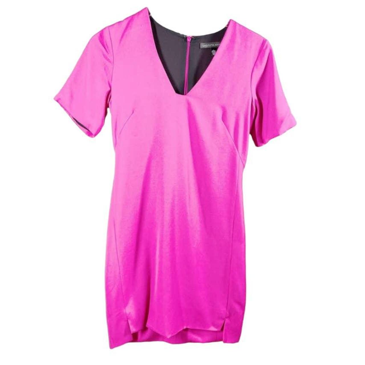 Saks pink outlet dress