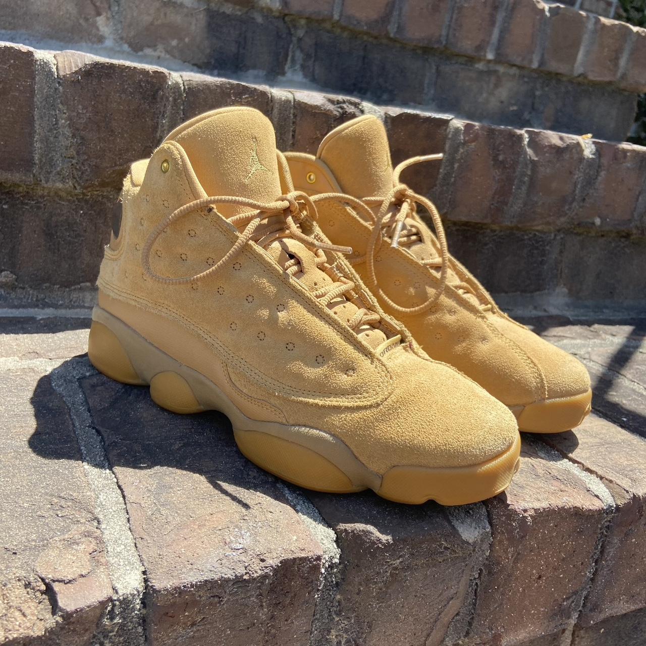 tan suede jordan 13