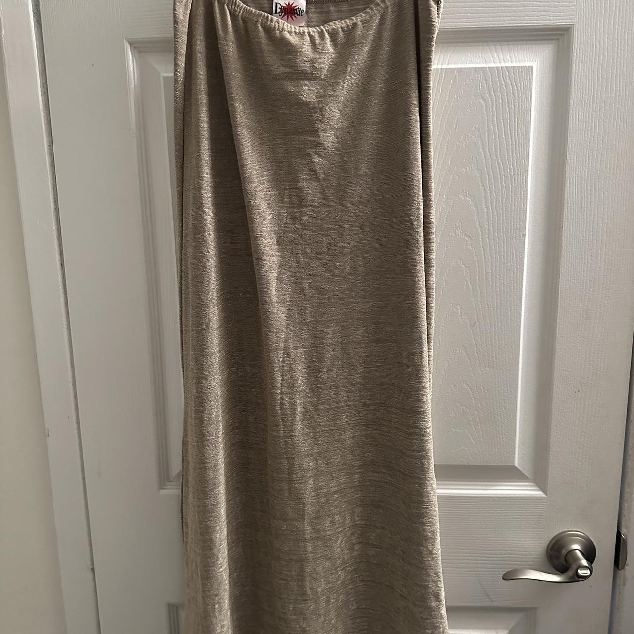 Dynamite Women's Green Skirt Depop