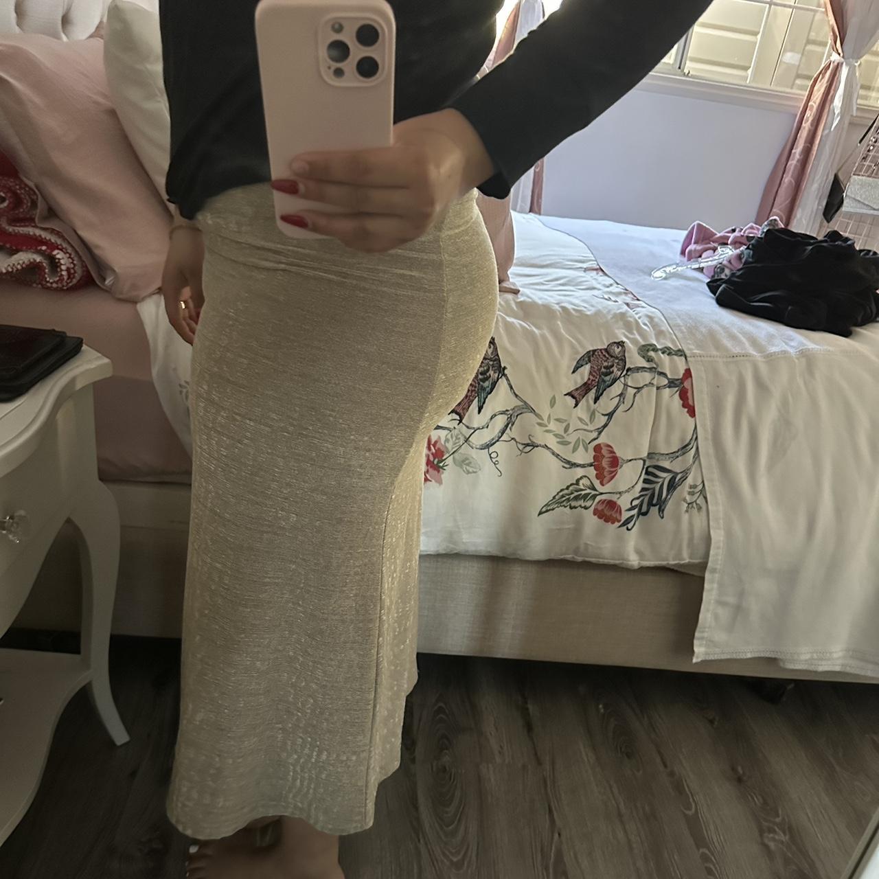 Dynamite Women's Green Skirt Depop