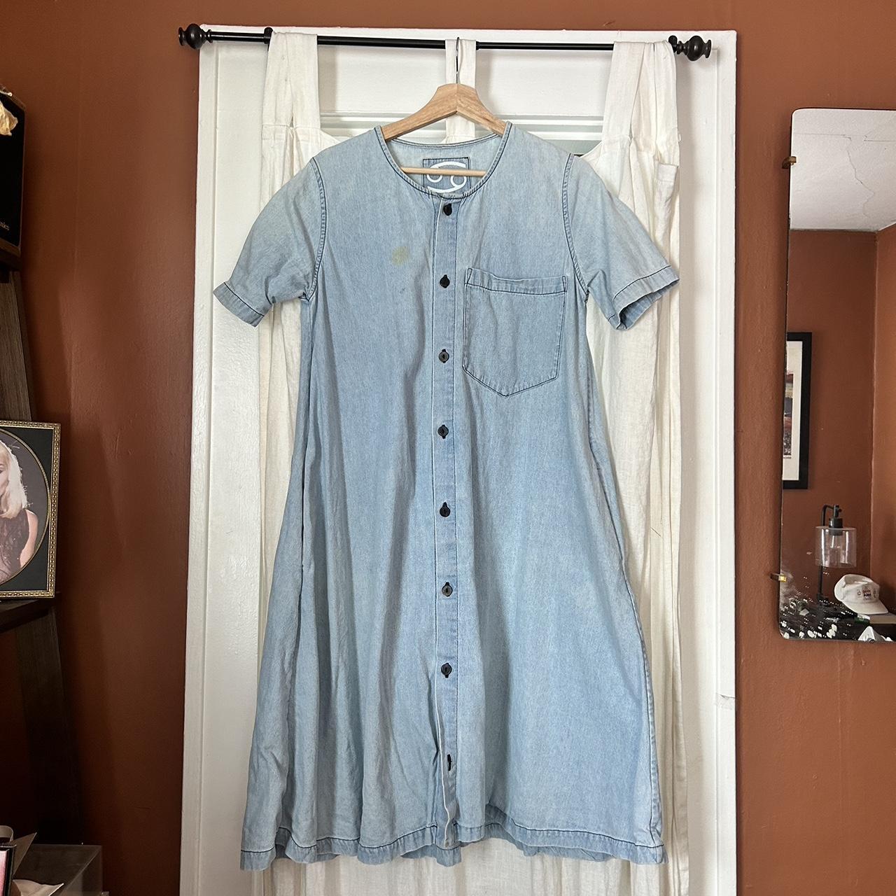 69 us light denim dress — sz s i love this dress,... - Depop