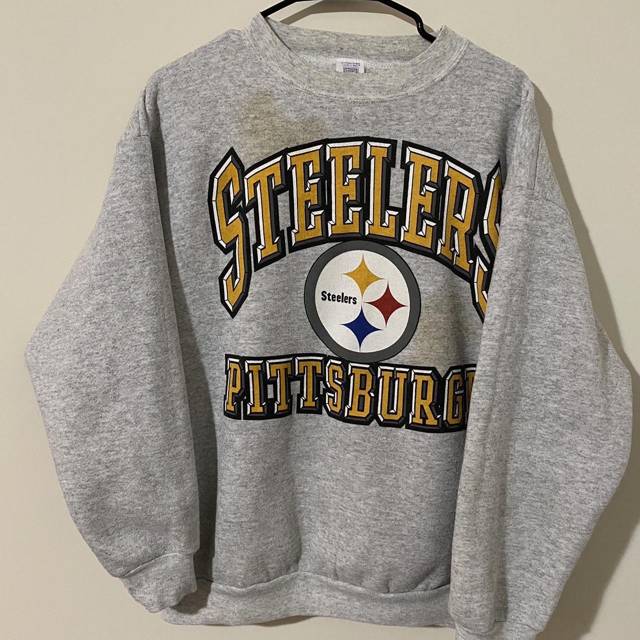 Vintage NFL Pittsburgh Steelers Sweatshirt, - Depop