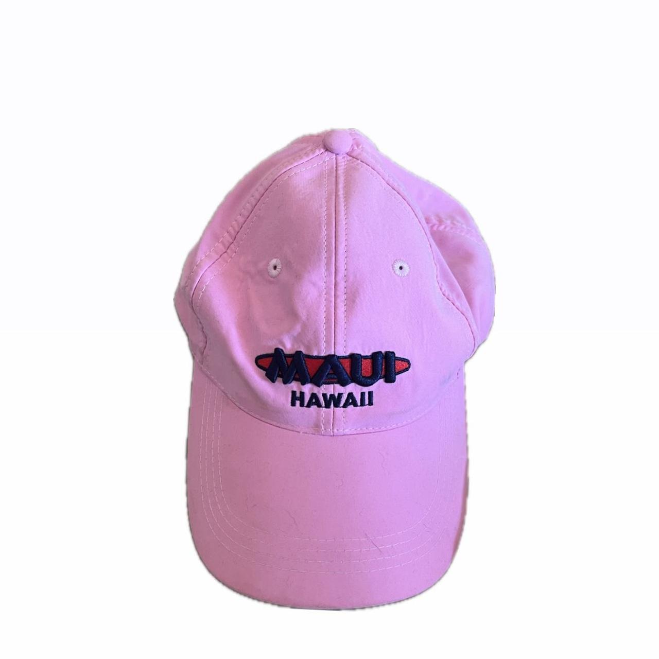 pink maui hawaii hat perfect for festivals or... Depop