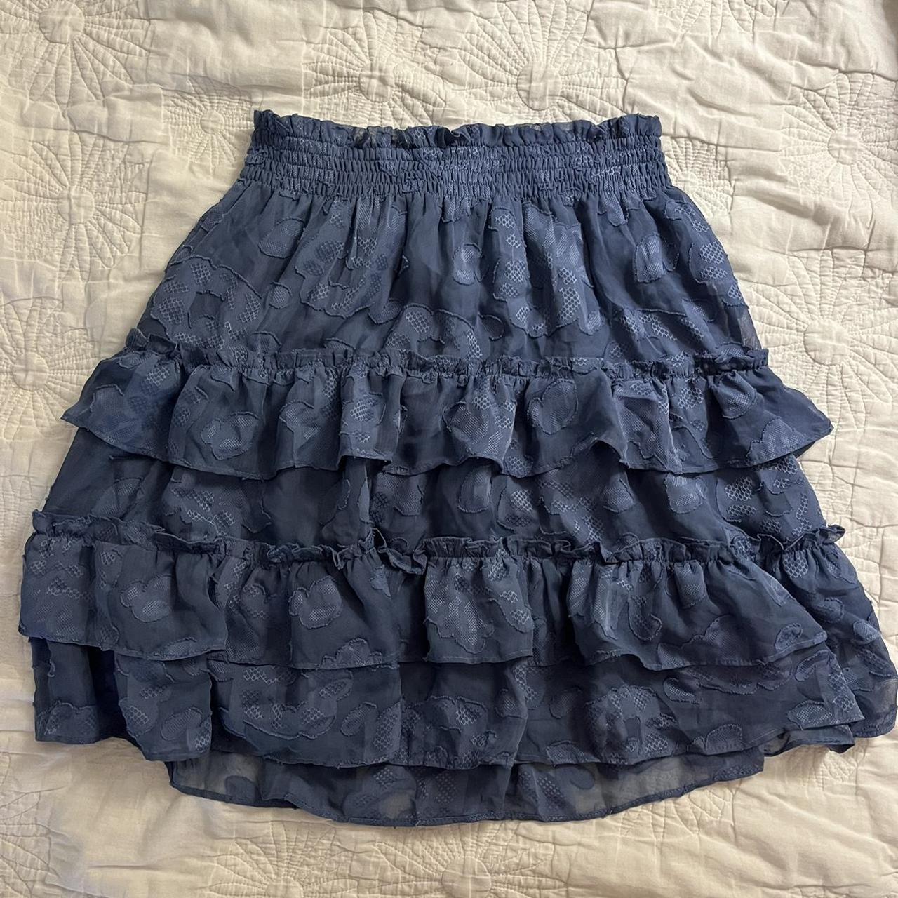 Kohl's Women's Blue Skirt Depop