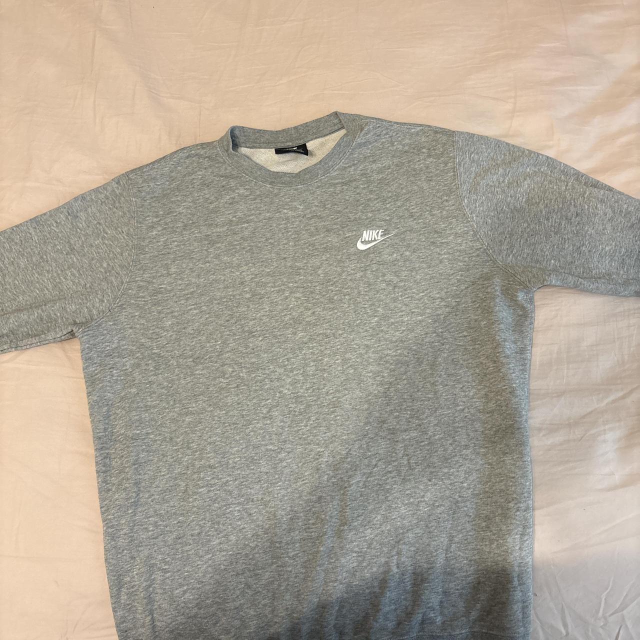 mens nike grey sweater