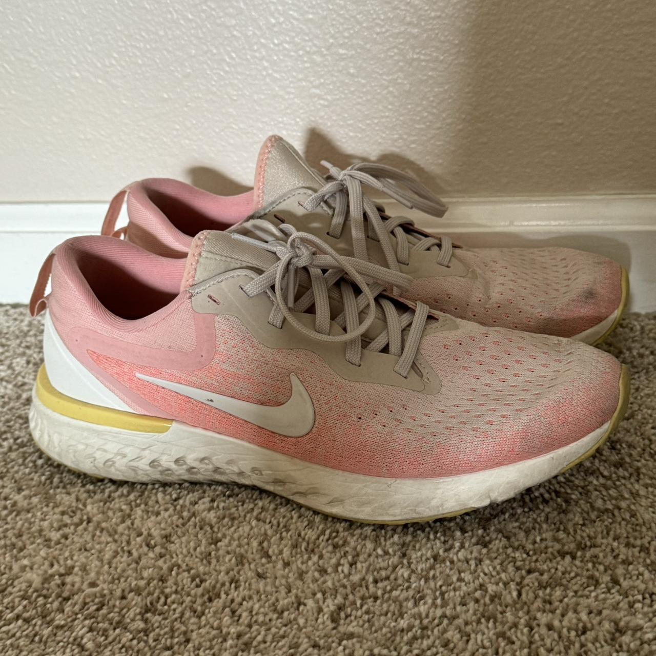 Nike Pegasus 39 React Element 50 trainers in pink. Depop