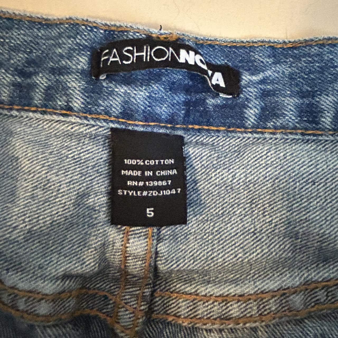 Fashion Nova cross over jeans so cute, selling... - Depop