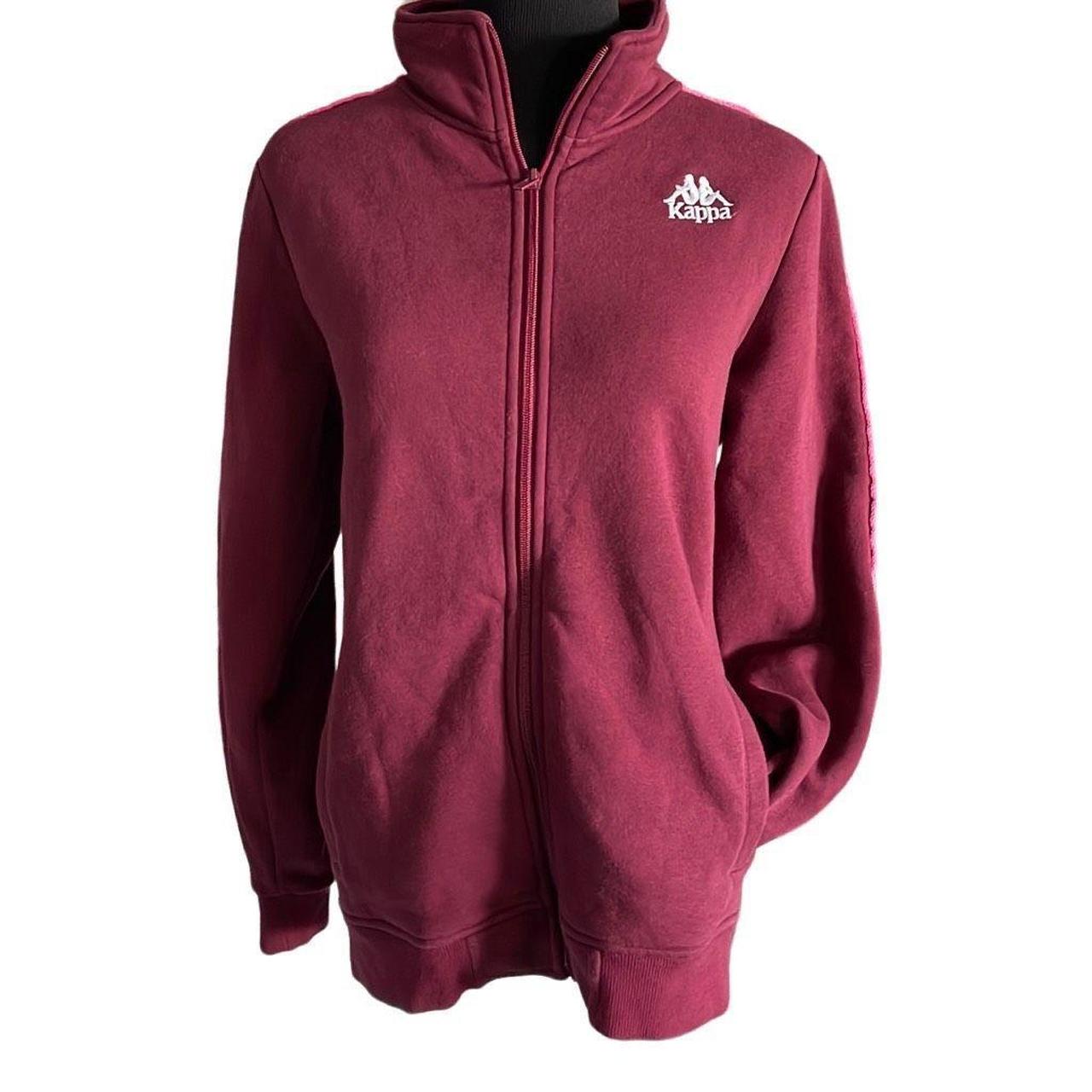 Kappa burgundy outlet hoodie