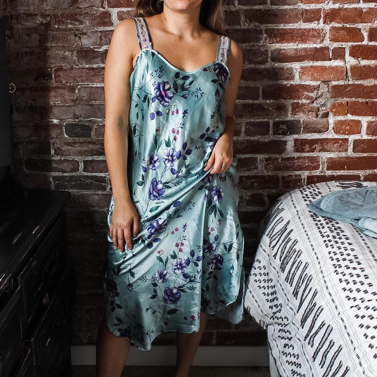 Beautiful shops Floral Sheer Slip Dress