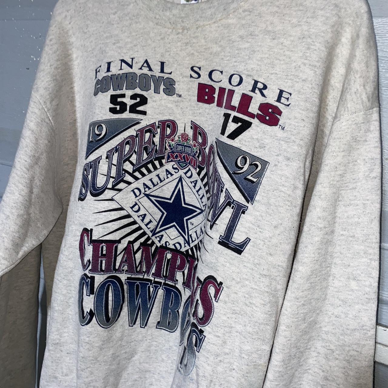 Vintage 1992 Buffalo Bills Super Bowl Sweatshirt. - Depop