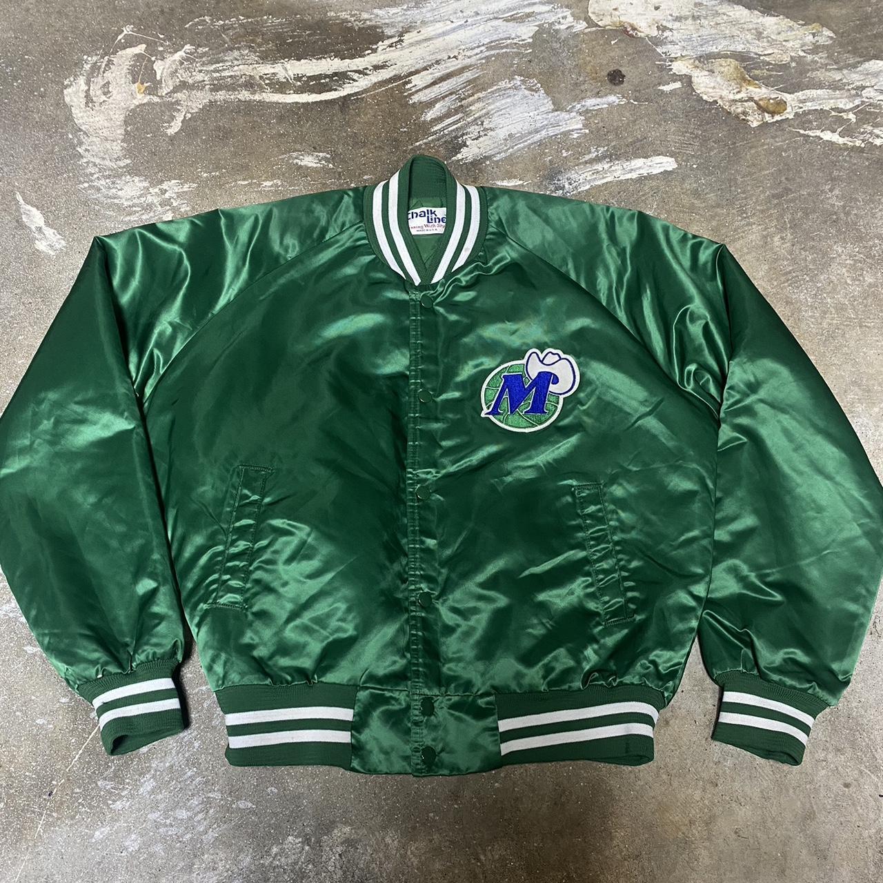 Dallas Mavericks Green Satin Jacket
