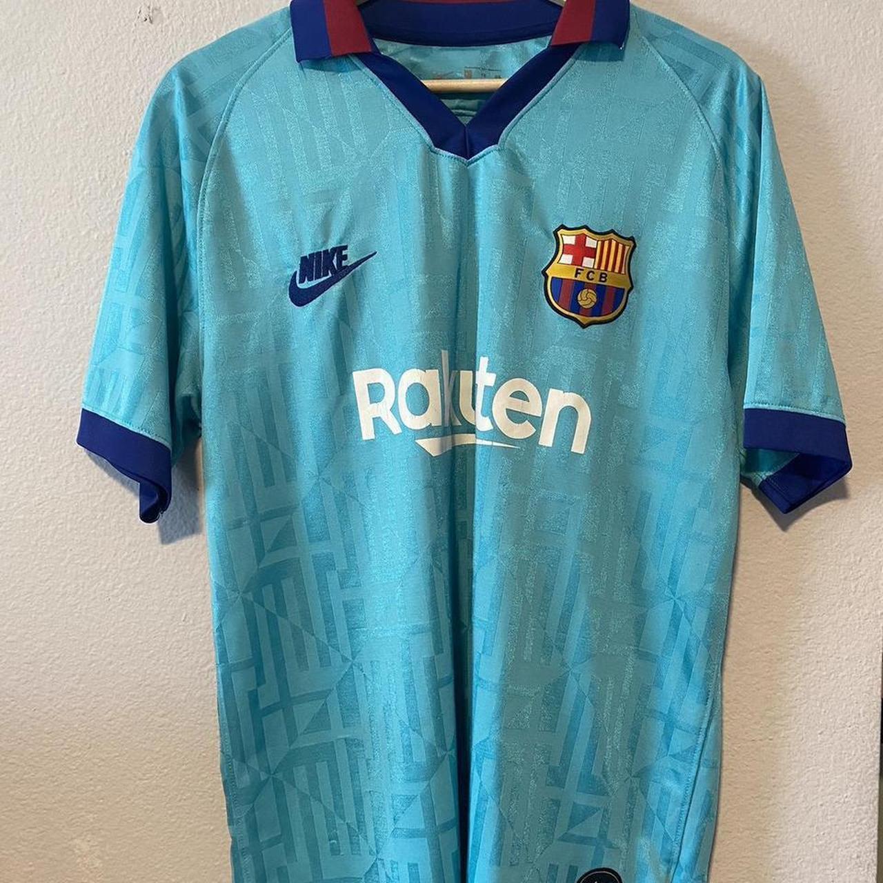 Crazy 2019 FC Barcelona soccer Jersey Size XL in. Depop