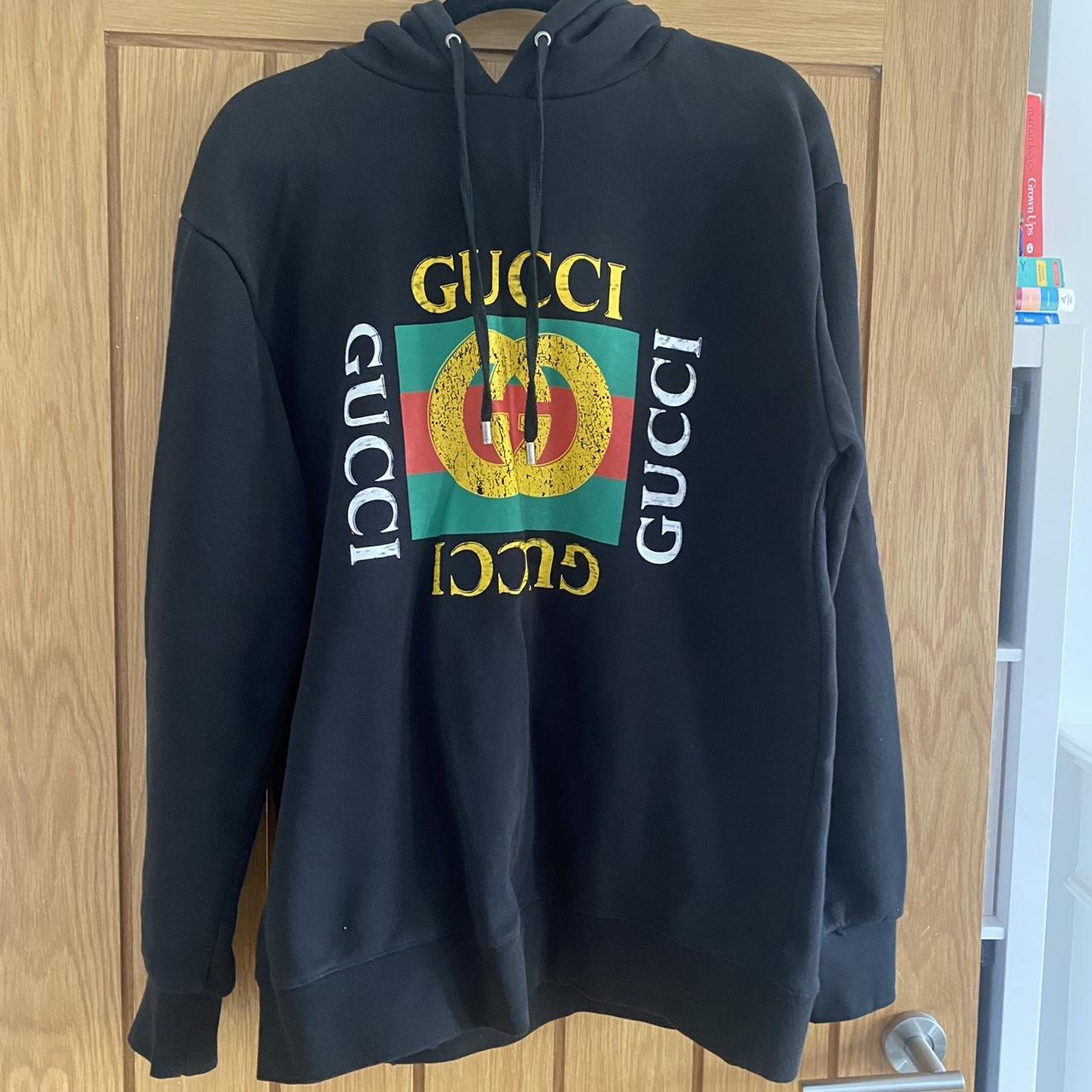 Gucci hoodie. Size large. Worn a couple times only.... Depop