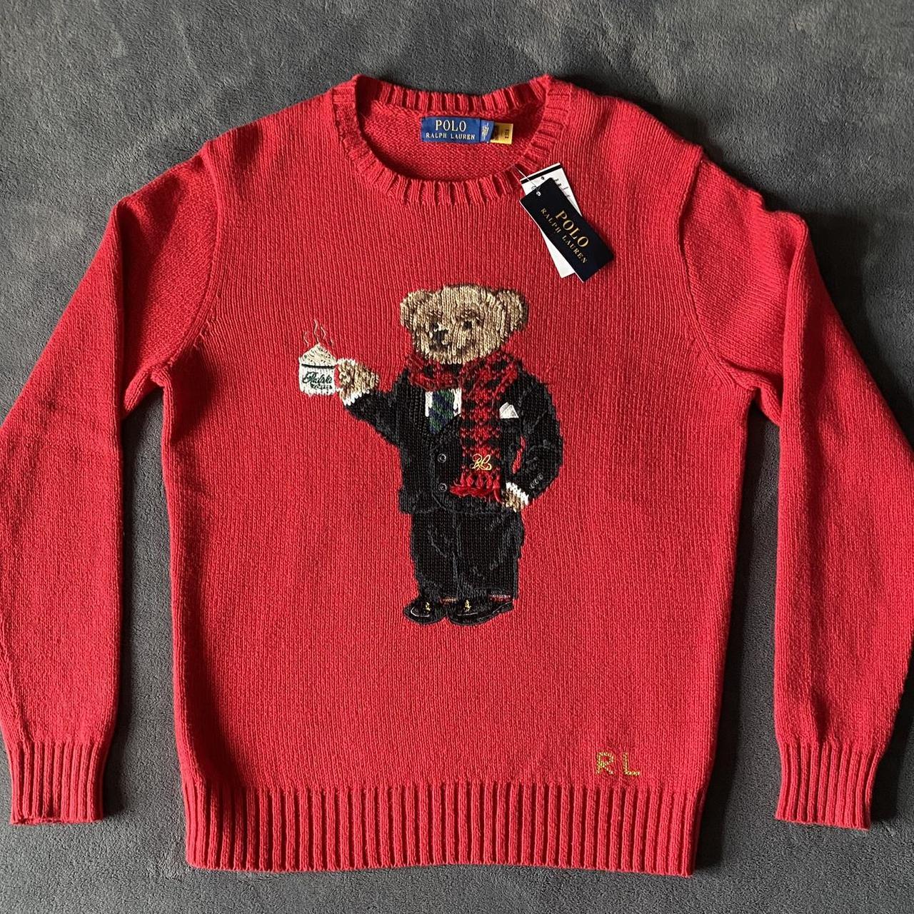 Polo teddy bear jumper on sale