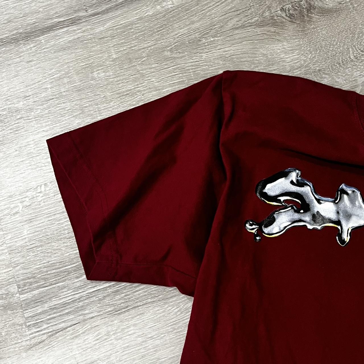 Supreme Men's Red and Silver T-shirt (5)