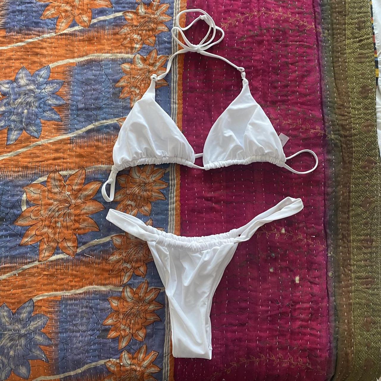 Women's White Bikinis-and-tankini-sets | Depop