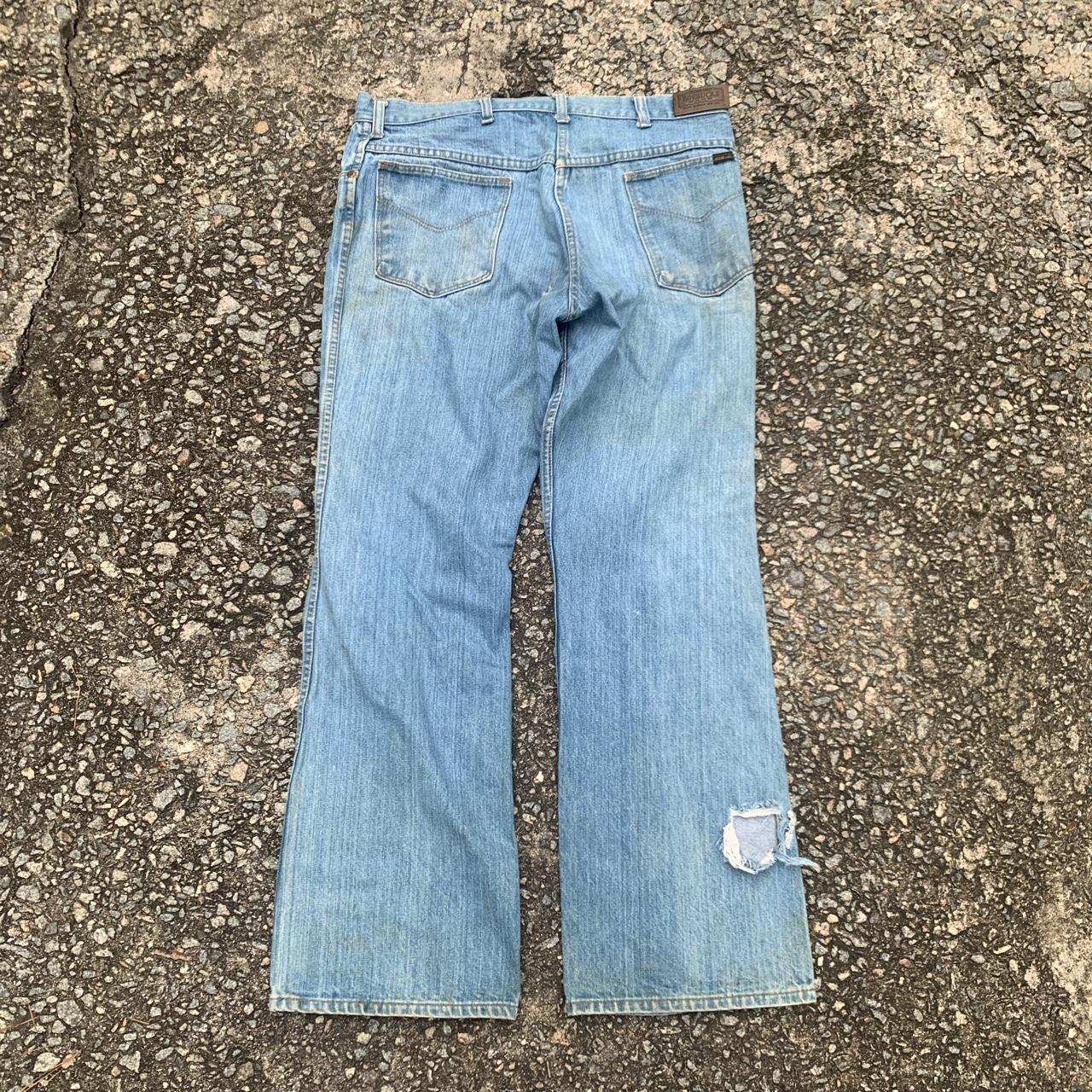 Vintage 1970’s flared jeans Sears Roebucks brand... - Depop
