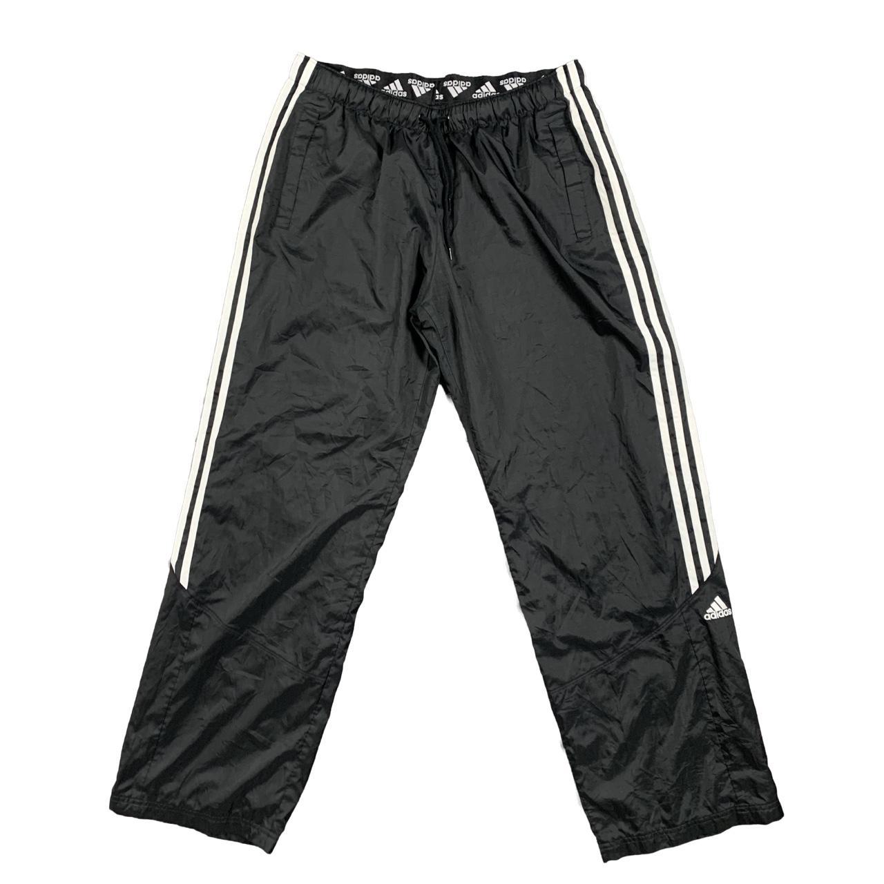 Black And White Adidas Track Pants No Tag On Depop