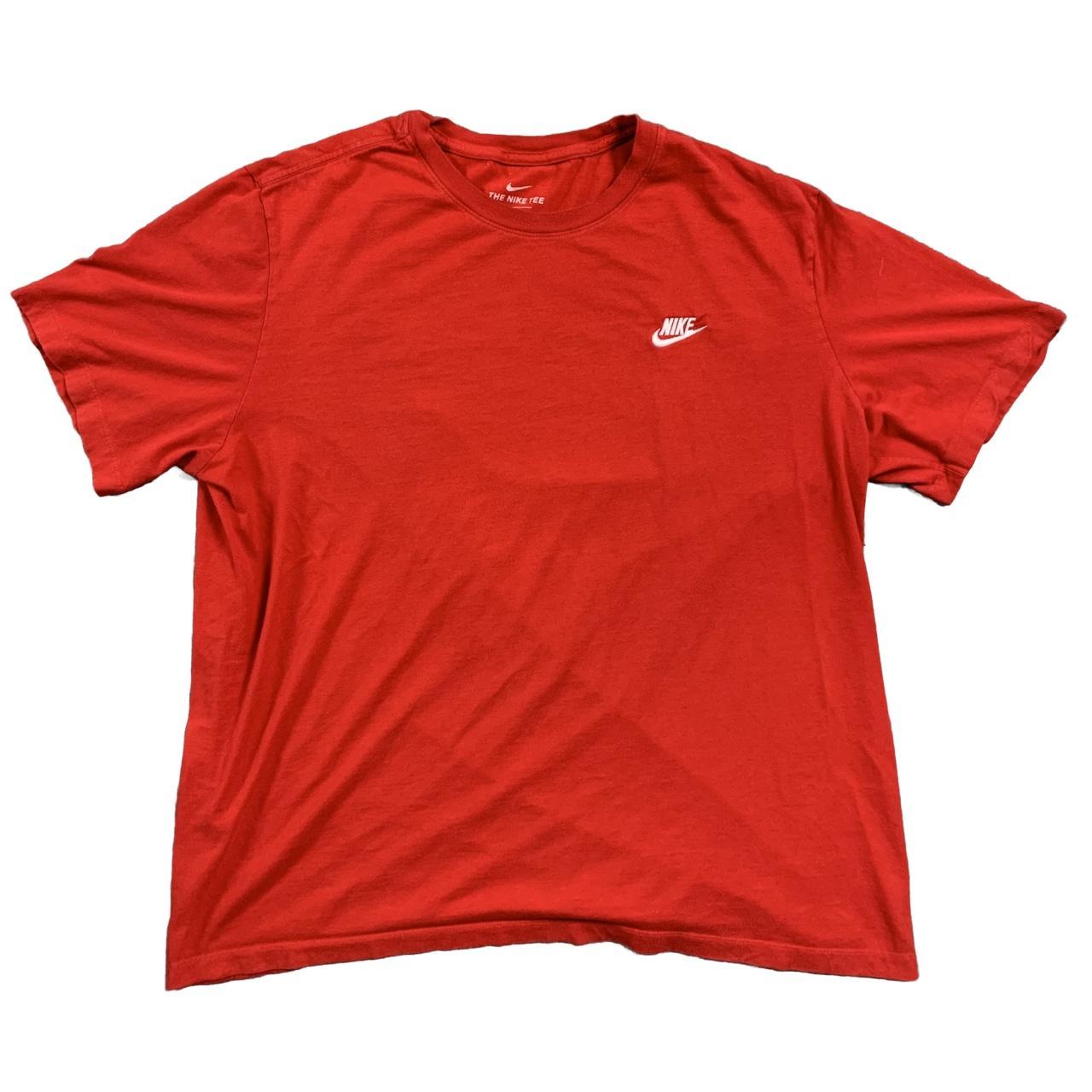 Nike Men's T-Shirt - Red - XL