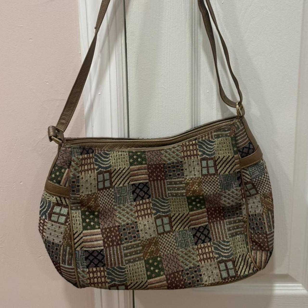 Women's Bag - Multi/Brown – neutral patchwork spa… - image 1