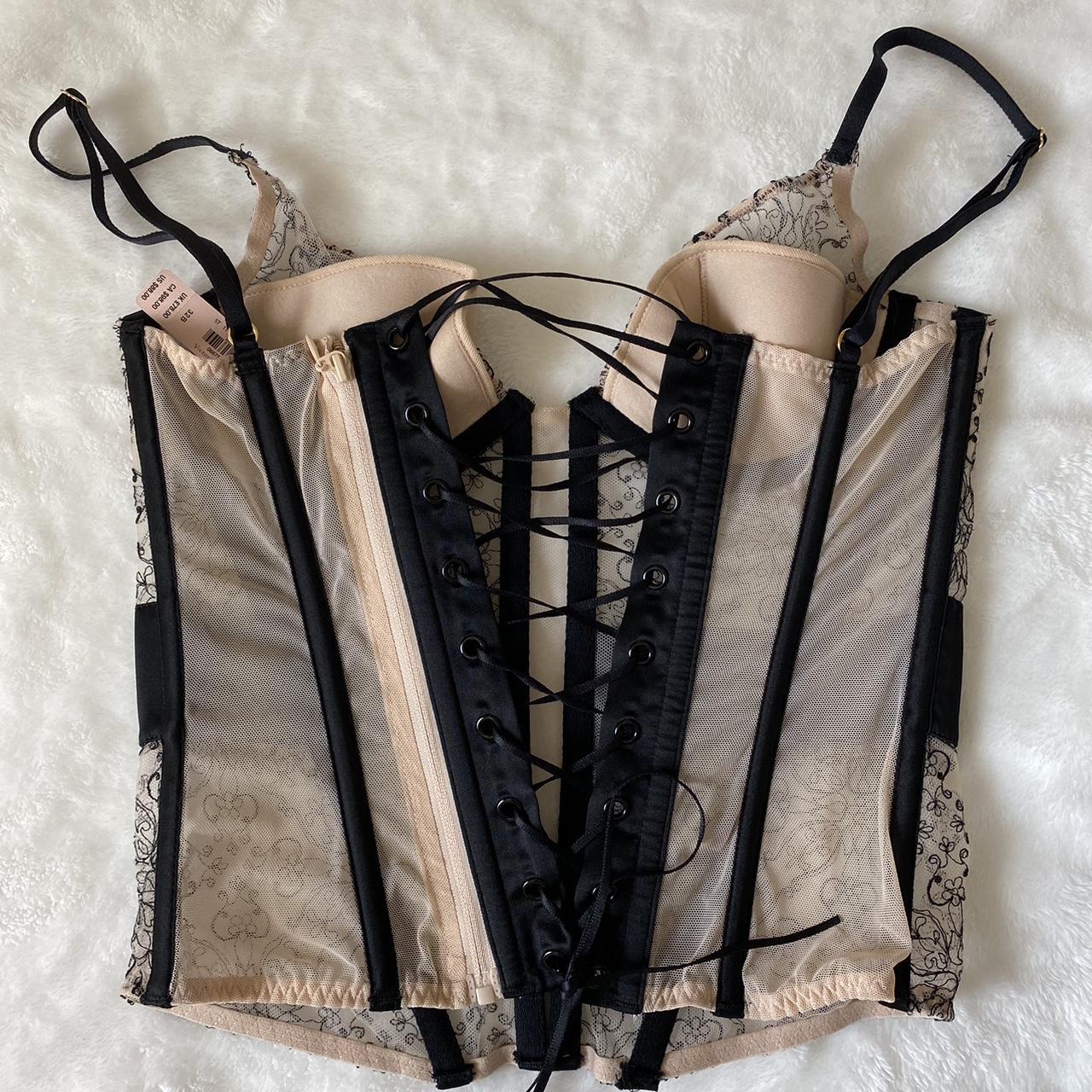 Victoria's Secret corset bustier top Size 32B Lace - Depop