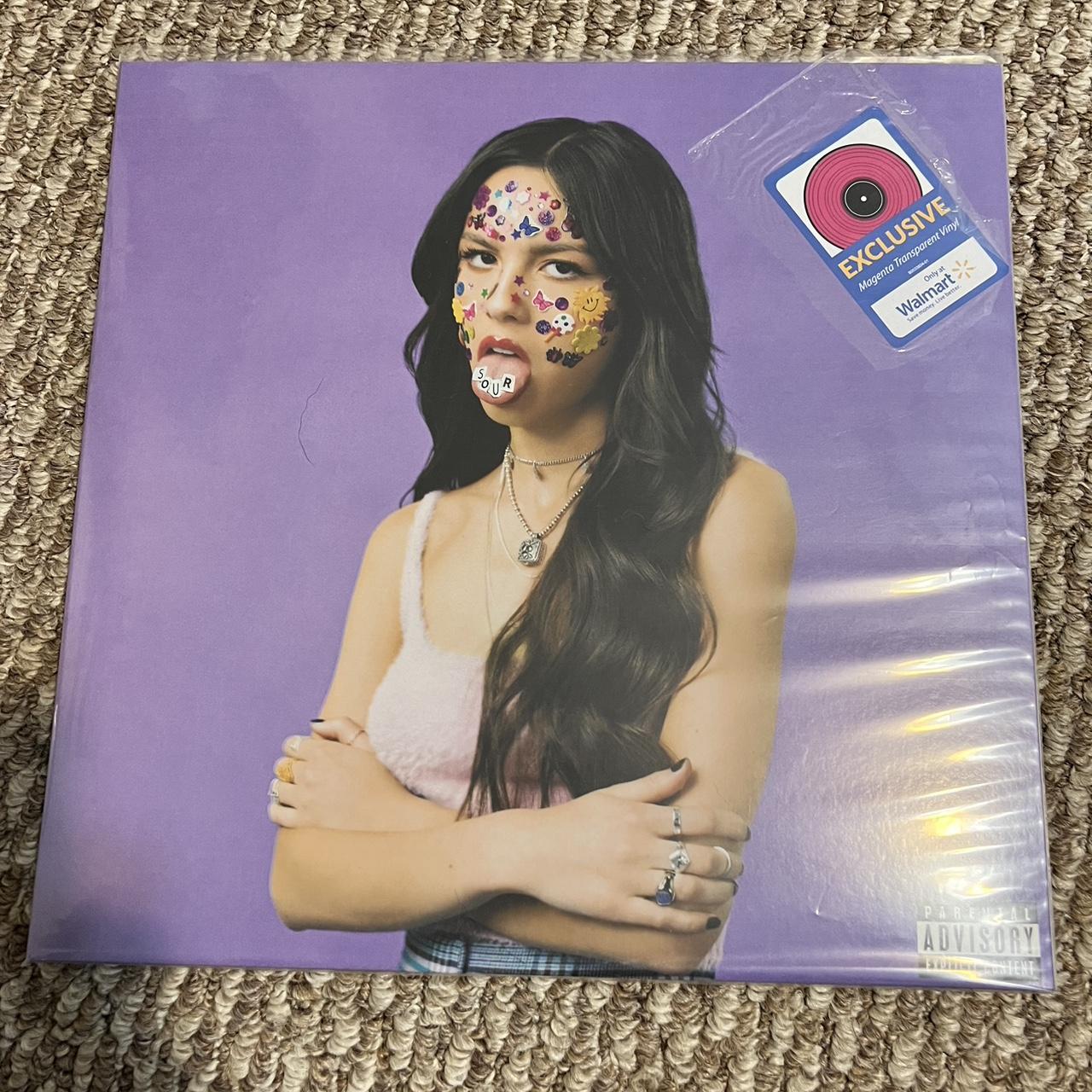 Olivia Rodrigo Sour Walmart exclusive vinyl in... - Depop