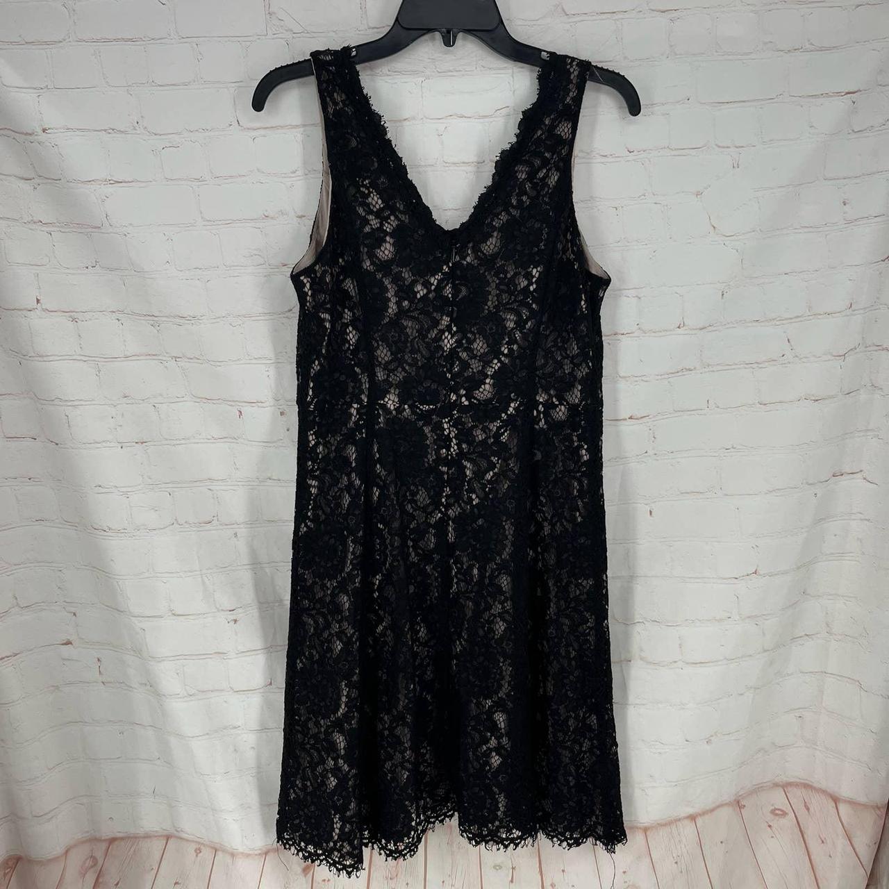 Loft black 2024 lace dress