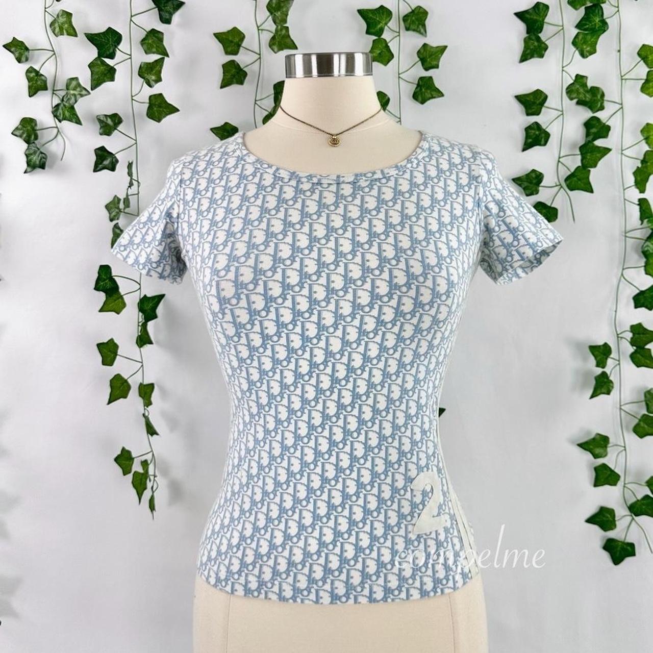 Vintage Christian Dior monogram tee Super cute, | Depop