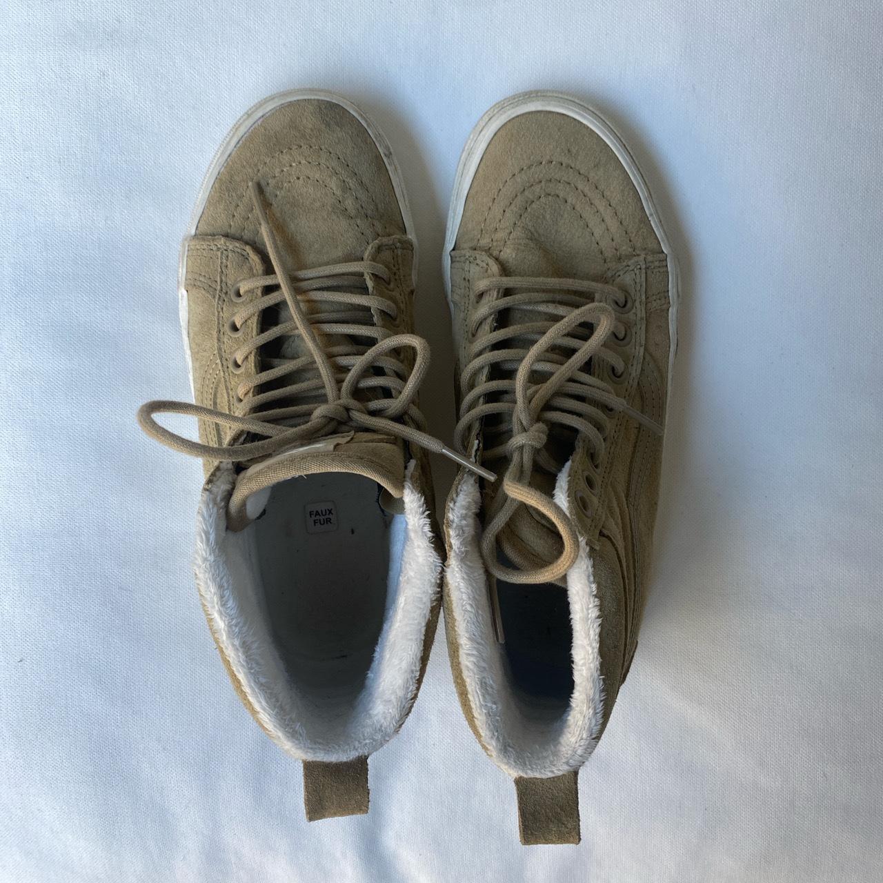 Vans with shop fur tan