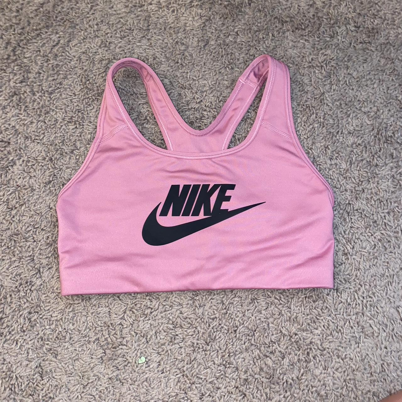 Pink Nike Sports Bra In Perfect Condition Open To Depop 7336