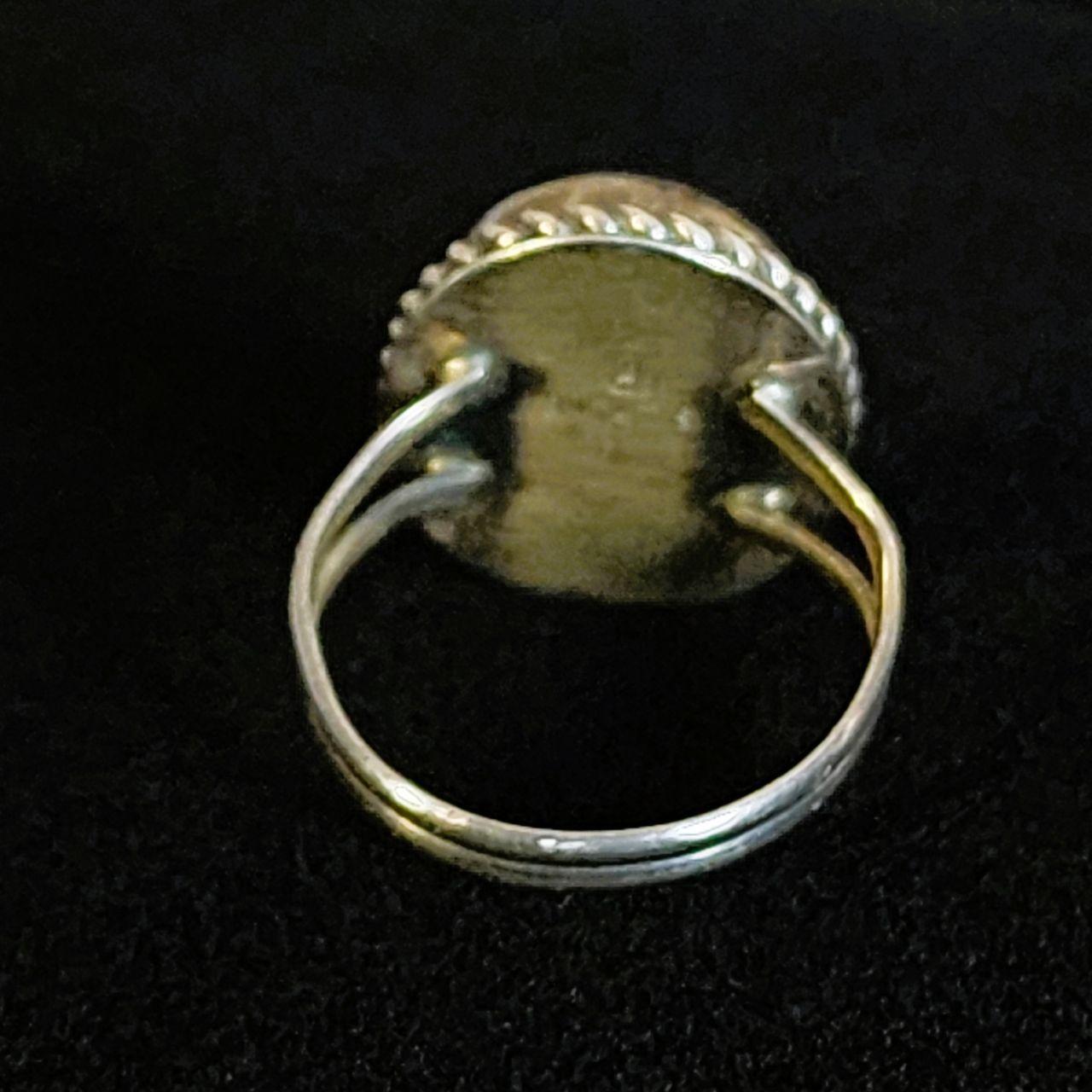 Native Women's Ring - Silver/Blue – Authentic Nav… - image 4