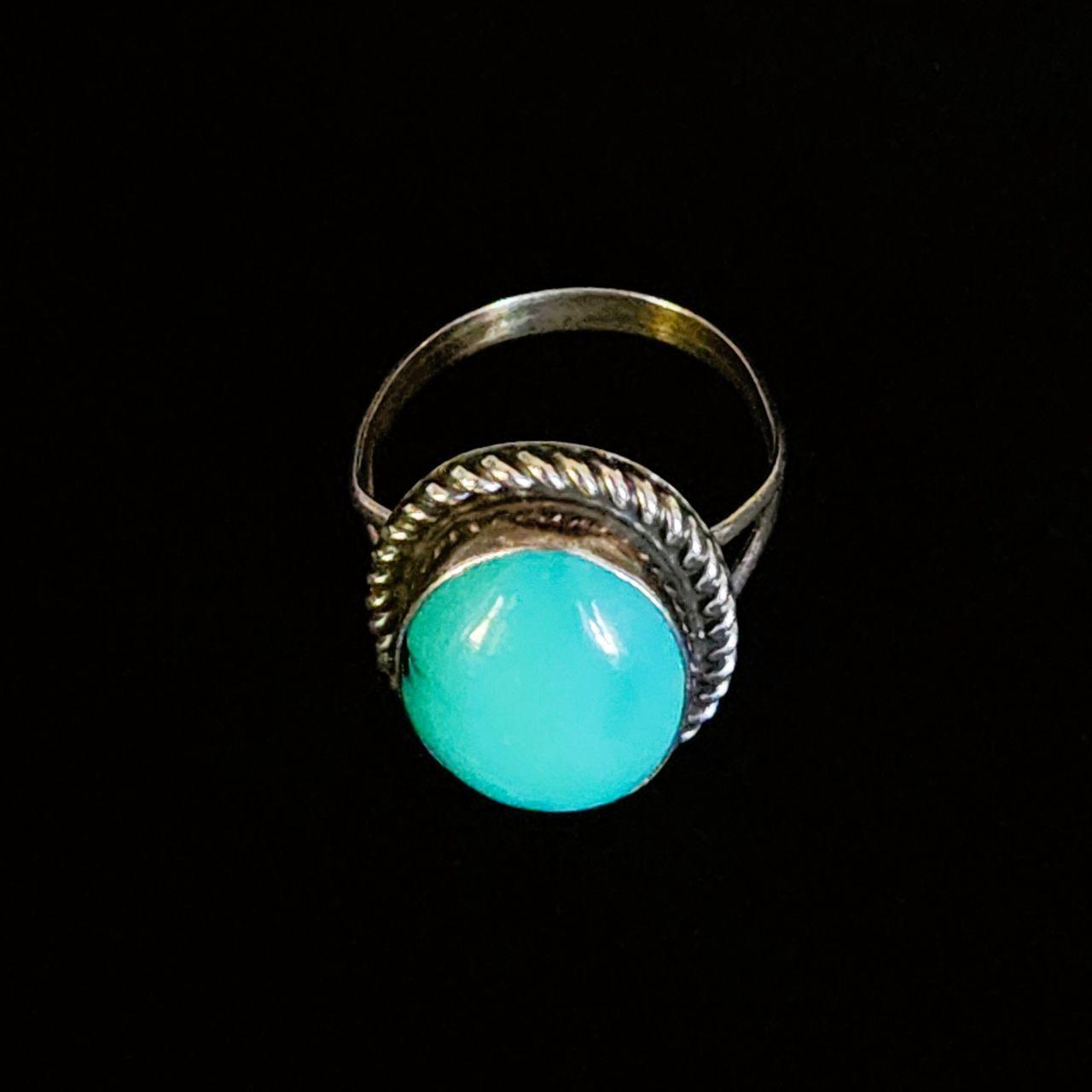 Native Women's Ring - Silver/Blue – Authentic Nav… - image 6