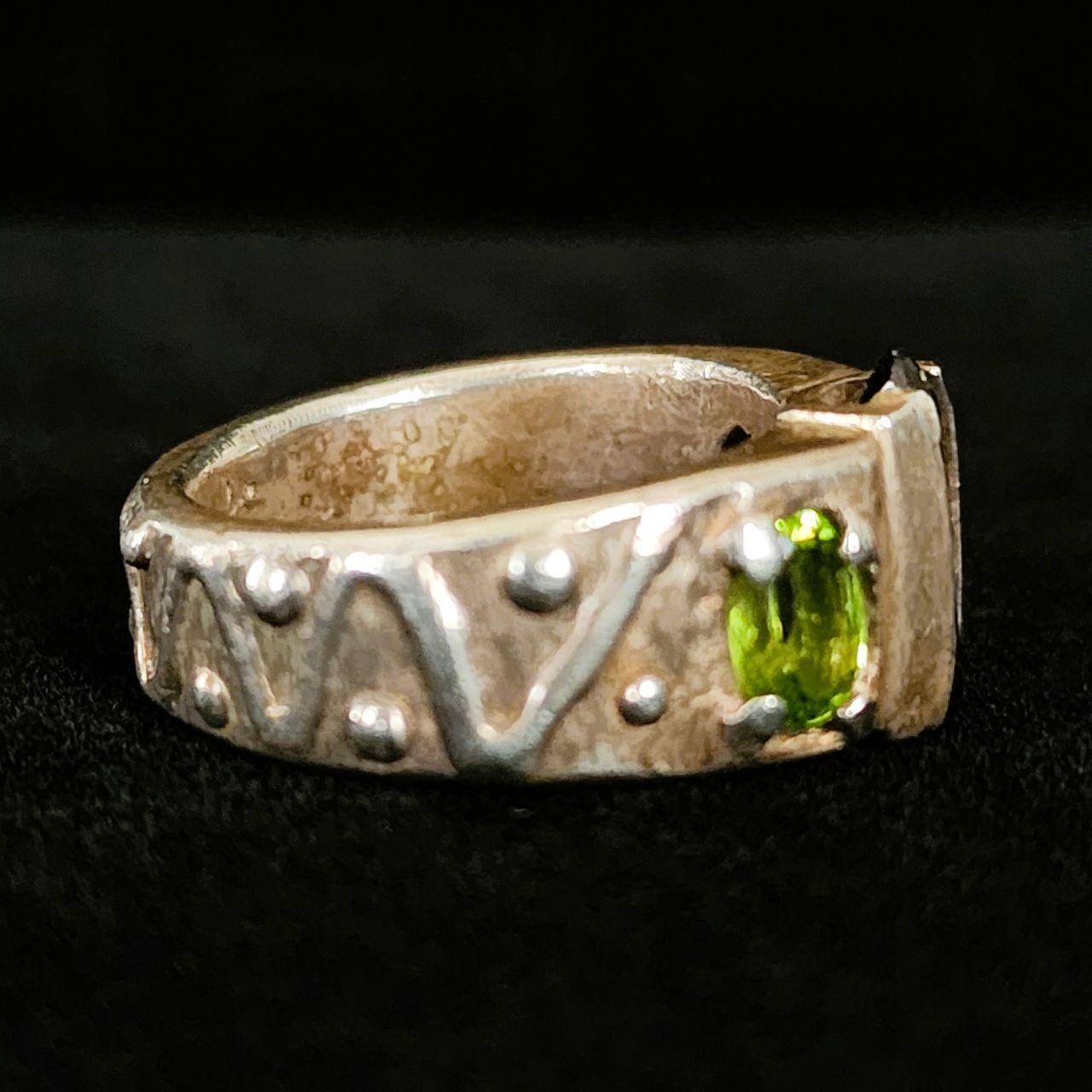 Artisan Crafted Women's Ring - Silver/Multi – Vin… - image 7