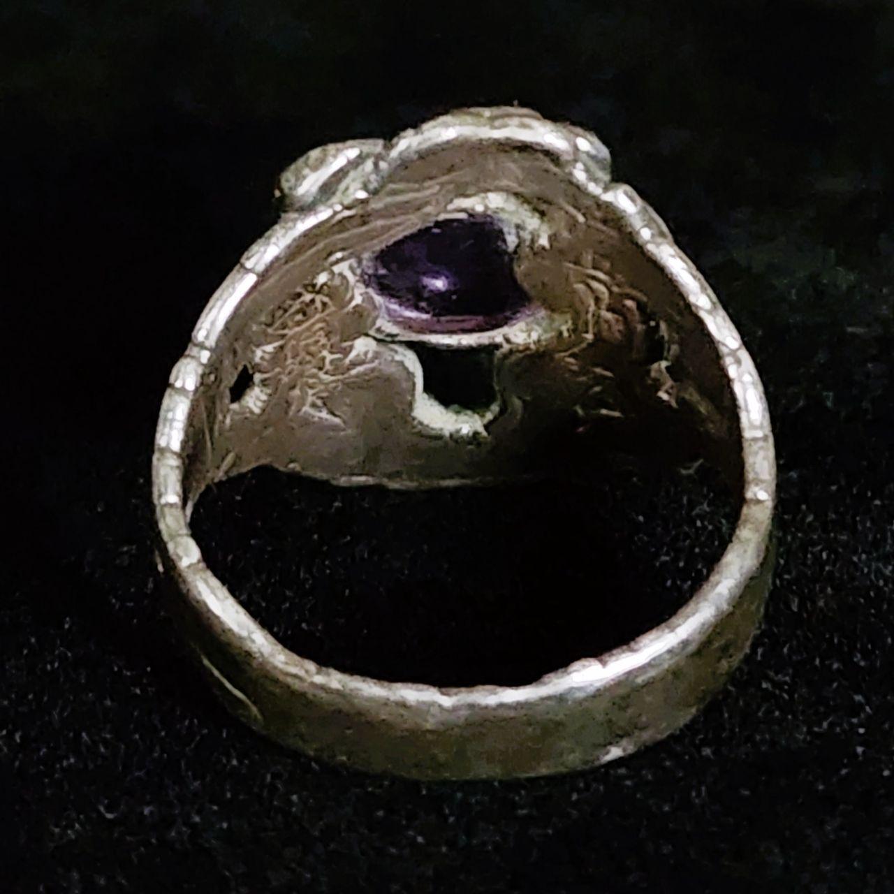 Artisan Crafted Women's Ring - Silver/Multi – Vin… - image 5