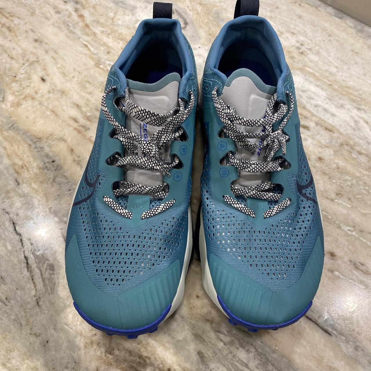 Nike ZoomX Zegma Trail, Size:11.5, Mineral Teal/Blue... - Depop