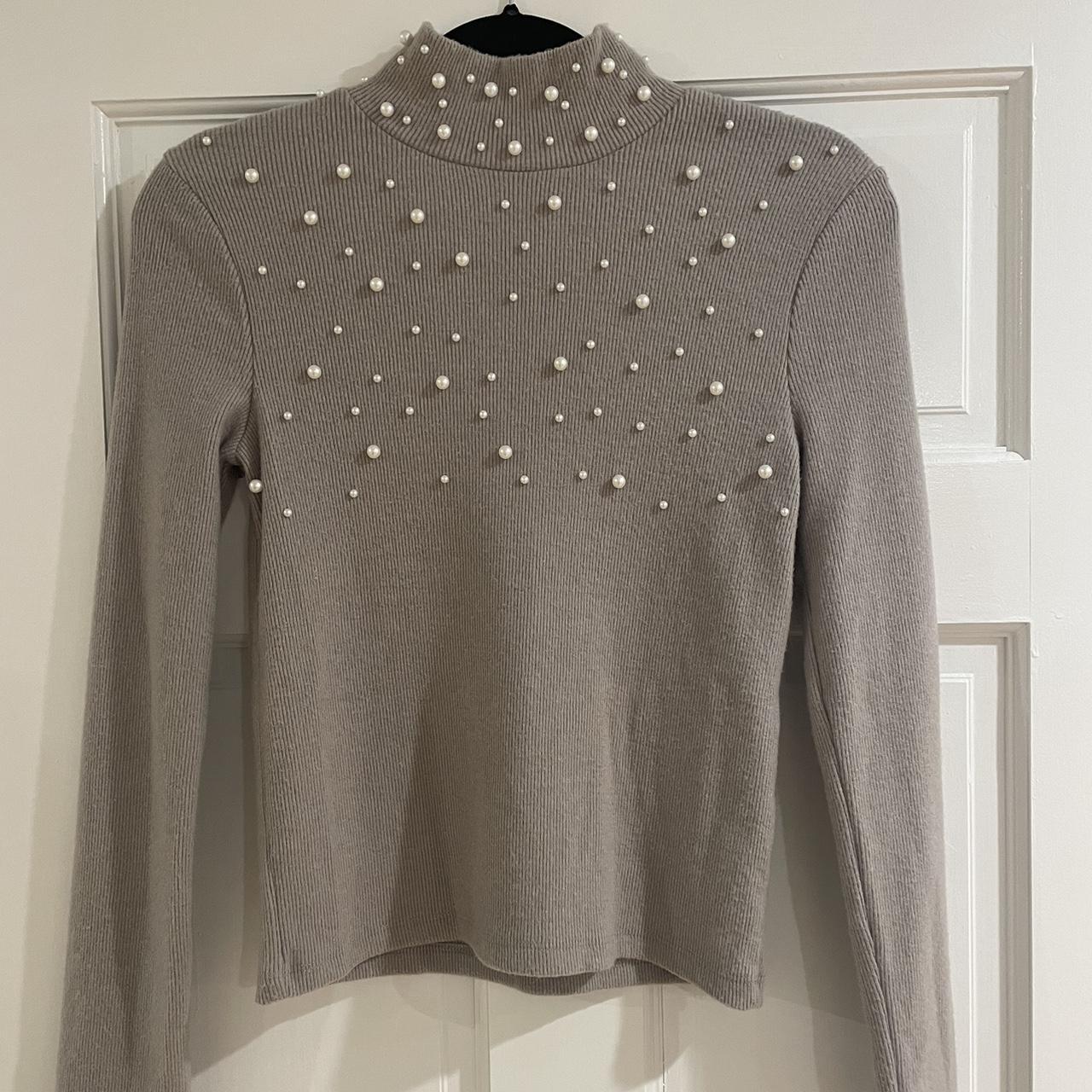 Zara Women's Grey Jumper | Depop