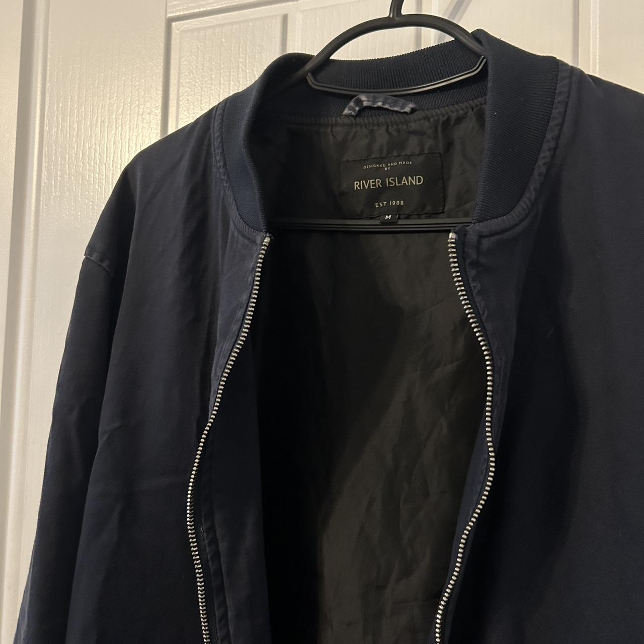 River Island Bomber | Navy | Medium - Depop