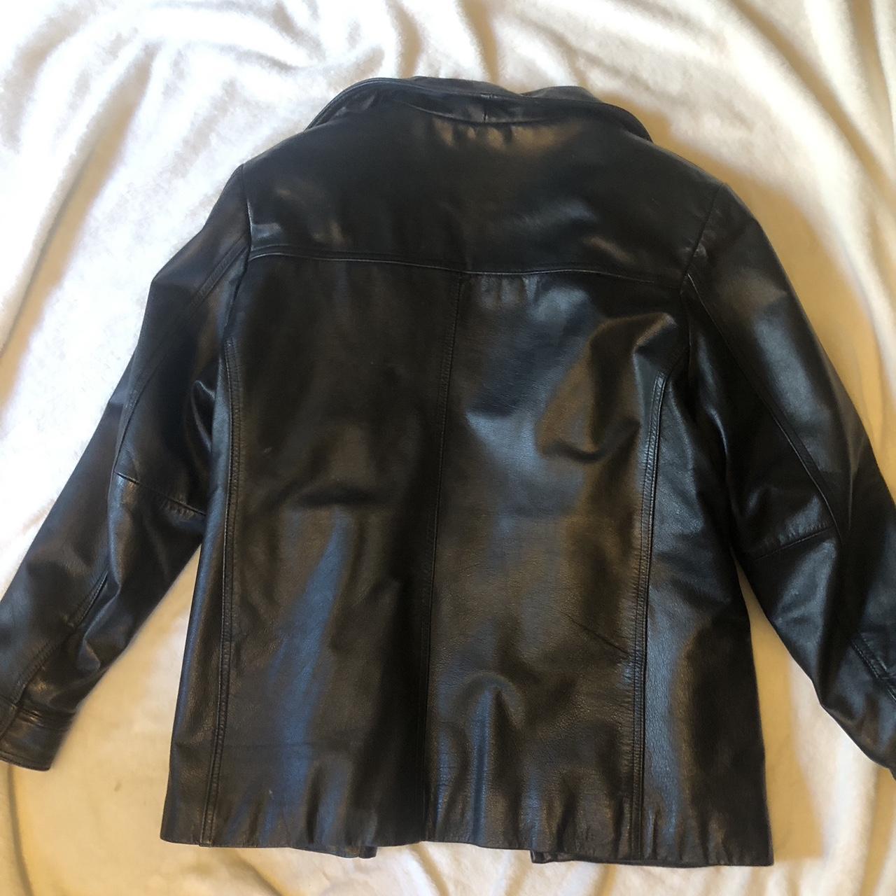 Perfect condition leather women’s jacket Size:... - Depop