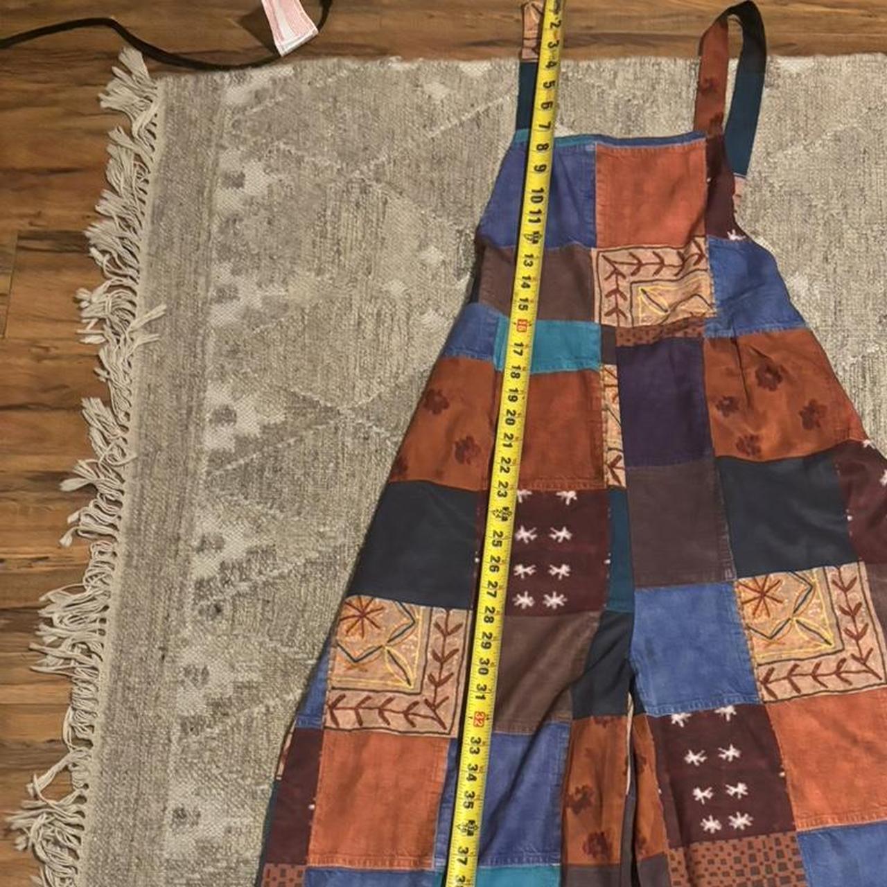 Women's Romper - Multi - L – Patchwork style romp… - image 3