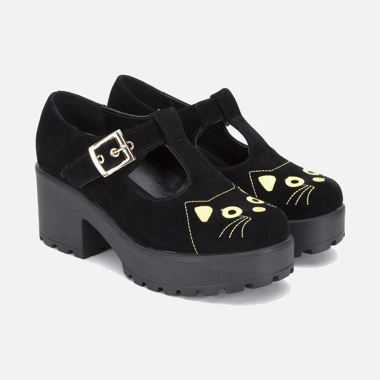 KOI Footwear Fuji Cat Face Mary Janes OFFERS | Depop