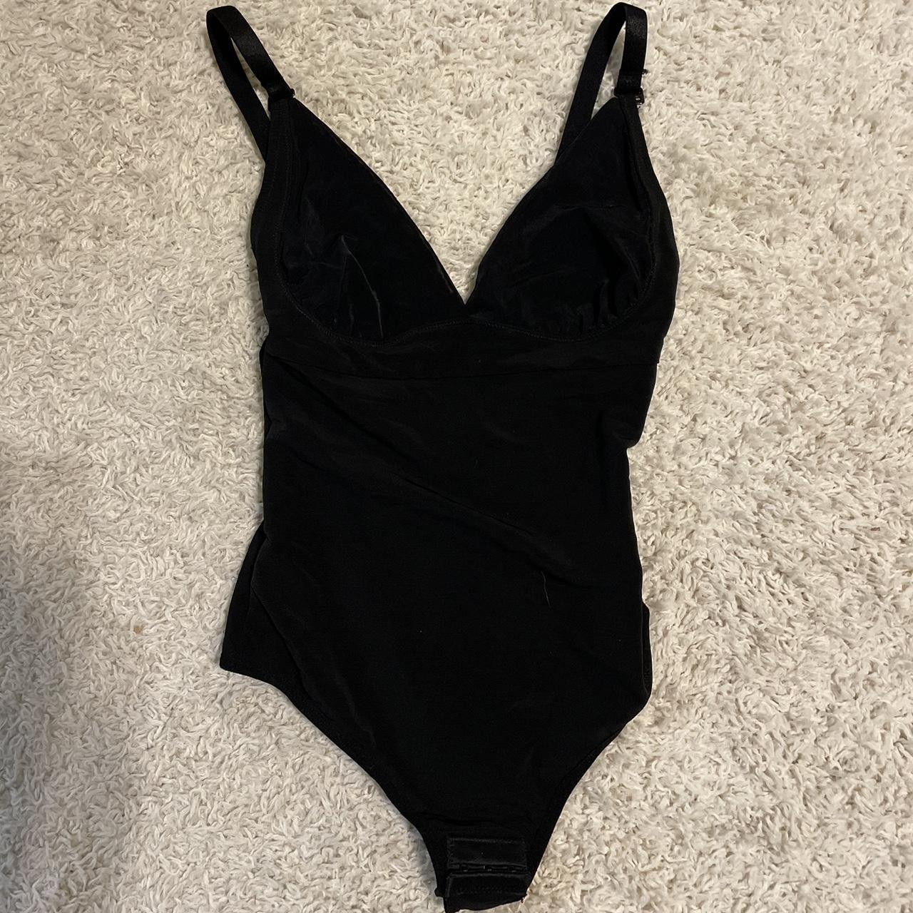 Black mesh bodysuit fits xxs/xs, breast area is... - Depop