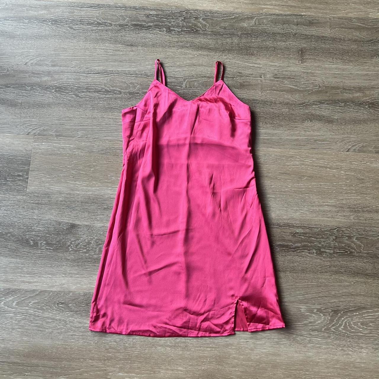 And Now This Women's Pink and Red Dress | Depop